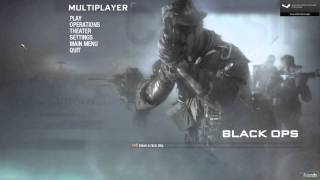 1080p HD Call of Duty Black Ops Multiplayer Menu Music [upl. by Anneis]