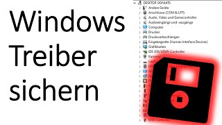 Windows 10 Treiber sichern und neu installieren Wichtig bei Laptops [upl. by Eneleahs826]