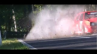 Crash amp Highlights Hillclimb StAgatha 2023 Bergrennen [upl. by Wurst408]