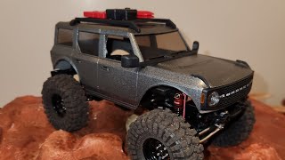 BRAND NEW SCX24 FORD BRONCO LIMITED MOAB EDITIONUPGRADES ARE SUPPOSED TO BE FUN RIGHT489GRAMS [upl. by Araeic]