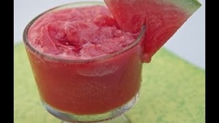 Real Fruit Watermelon Slushy  Easy Healthy Yummy [upl. by Creath]