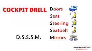 The Cockpit Drill Using DSSSM Routine  Basic Driving Skills [upl. by Nolrah381]