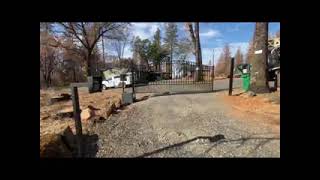 Automatic driveway gate [upl. by Alegnave]