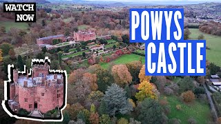 National Trust  Powys Castle  Welshpool  Drone Video [upl. by Notlrac]