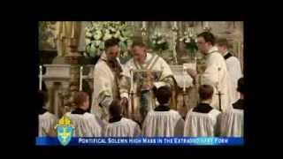 Pontifical Solemn High Mass in the Extraordinary Form  w Bishop David M OConnell CM [upl. by Namreh]