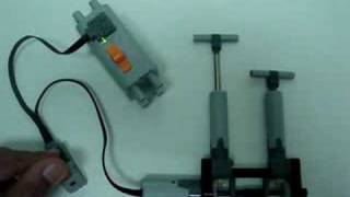 LEGO Linear Actuators  Parallel Synch Alternate Setup [upl. by Yllas]