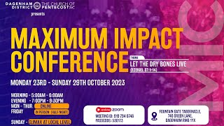 Maximum Impact Conference Let the Dry Bones Live [upl. by Robison940]