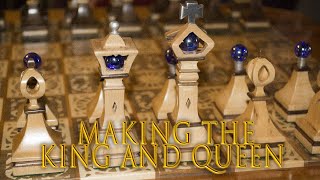 Making The Chessmen quotKing and Queenquot [upl. by Nayrda464]