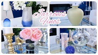 COMO HACER JARRONES ELEGANTES  4 DIY FLOREROS BONITOS  ZGALLERIE HACK diyjarrones [upl. by Werra830]