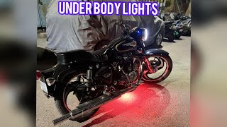 Installing Under body led lights in bullet standard 350 [upl. by Nollad]