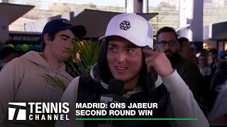 Ons Jabeur talks friendship with Paula Badosa and Aryna Sabalenka  Madrid Second Round 2024 [upl. by Un786]