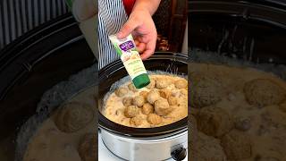 crockpot meatball and pasta dinner This is a family favorite [upl. by Tehc]