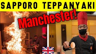 Sapporo Teppanyaki MANCHESTER Review  Best in the UK [upl. by Anirret]