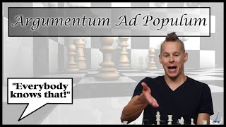 What is argumentum ad populum Logical Fallacies Explained 7 [upl. by Eiresed]