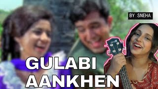 Gulabi Aankhen  Short Cover By Sneha Dey  Mohammed Rafi  The Train [upl. by Nash]