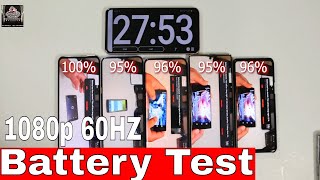 LG V60 Galaxy S20 Galaxy Note 10 Oneplus 7 Pro LG G8  Battery Test  SHOCKING RESULTS [upl. by Norab347]