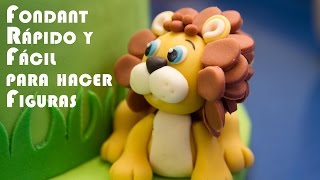 Fondant Rapido y Facil para hacer Figuras [upl. by Sherer]