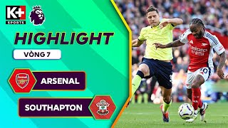 ARSENAL  SOUTHAMPTON HIỆP 2 SIÊU BÙNG NỔ HÀNG CÔNG PHÁO THỦ ÁP ĐẢO  NGOẠI HẠNG ANH 2425 [upl. by Irianat476]