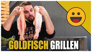 Riesigen GOLDFISCH grillen DAS hast du noch NIE gesehen [upl. by Cornell358]