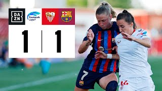 Sevilla FC vs FC Barcelona 11  Resumen y goles  Highlights Finetwork Liga F [upl. by Liba]