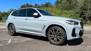 2022 BMW X3 xDrive30i M Sport StartUp and Full Vehicle Tour [upl. by Anitram]