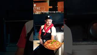 Watch the magic happen 🍕✨ Freshly rolled sauced and baked to perfection pizza italiantaste [upl. by Irok]