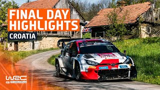 Final Day Highlights  WRC Croatia Rally 2023 [upl. by Natsyrt215]