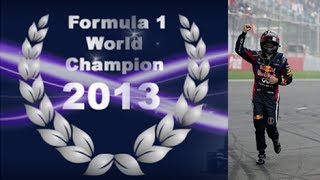 Formula 1 Indian Grand Prix 2013 Vettel Donut [upl. by Alemak]