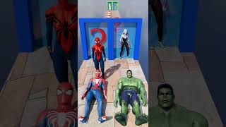 GTA V New Kiss Run Spiderman vs Hulk Funny Challenge gta [upl. by Seugram]