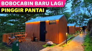 BARU BUKA Tempat Healing Mantap Pinggir Pantai  Bobocabin Madasari Pangandaran [upl. by Deedahs487]