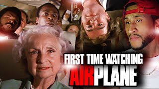 First time watching “Airplane” 1980  The “Funny” Old Airplane Movie Reaction [upl. by Bohs]