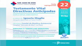 Testamento Vital  Directivas Anticipadas  Ignacio Maglio [upl. by Isleana212]