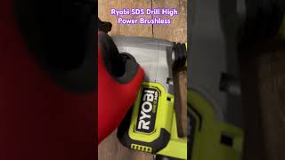 Ryobi SDS Hammer Drill High Power Brushless ryobitools ryobi ryobiultrapower [upl. by Scammon155]