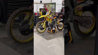 Ken Roczen’s Suzuki RMZ 450 at the 2024 MXoN 😎 roczen mxon suzuki teamgermany [upl. by Eahs]