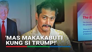 Robin Padilla explains why he wants Donald Trump to win US presidency [upl. by Yrolam]