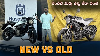 Vitpilen 250 old vs New in telugu  TechTravelTelugu [upl. by Atsyrhc]