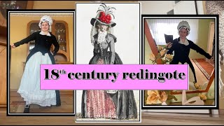 How to make an 18th century redingote II sewing 1700s dress in 8 steps [upl. by Gladis]