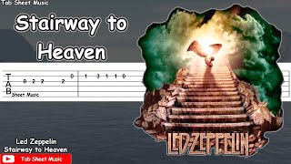 Led Zeppelin  Stairway To Heaven Guitar Tutorial  TAB [upl. by Blanca]