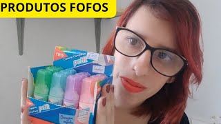 PRODUTOS FOFOS DE PAPELARIA ASMR [upl. by Nevur972]