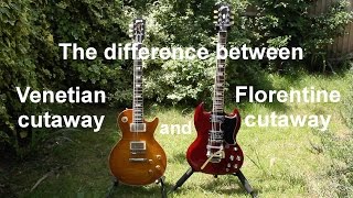 The difference between a Florentine cutaway and a Venetian cutaway [upl. by Blackman460]