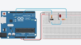 simulasi menyalakan mematikan LED saat transisi button dari LOW ke HIGH [upl. by Nniroc]