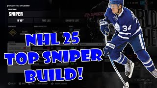 NHL 25 Best Sniper Player Build Loadout for World of Chel [upl. by Yracaz609]