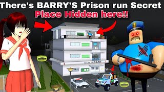 Theres Horror BARRYS PRISON Run Secret Place Hiding Here in sakura school simulator [upl. by Annabelle]