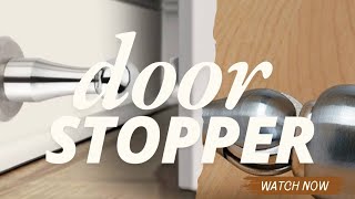 how to install a door stopper [upl. by Ihtac295]