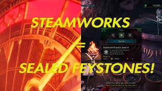 Use Steamworks to Farm Sealed Feystones mhwi mhw monsterhunter [upl. by Christalle437]