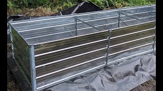 VidaXL Galvanised Raised Bed [upl. by Aititel309]