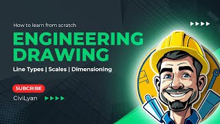 Engineering Drawing Line Types Scales Dimensioning [upl. by Asirak]