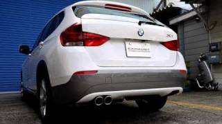 ARQRAY BMW E84 X1 sDrive18i Stainless Exhaust [upl. by Llenehc]