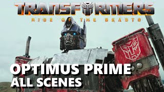 Optimus Prime  Rise of the Beasts All Scenes [upl. by Eillac498]