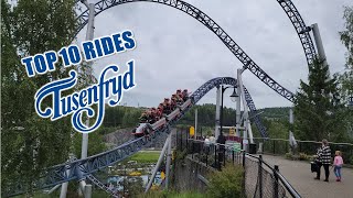 Top 10 Rides at TusenFryd [upl. by Cara]